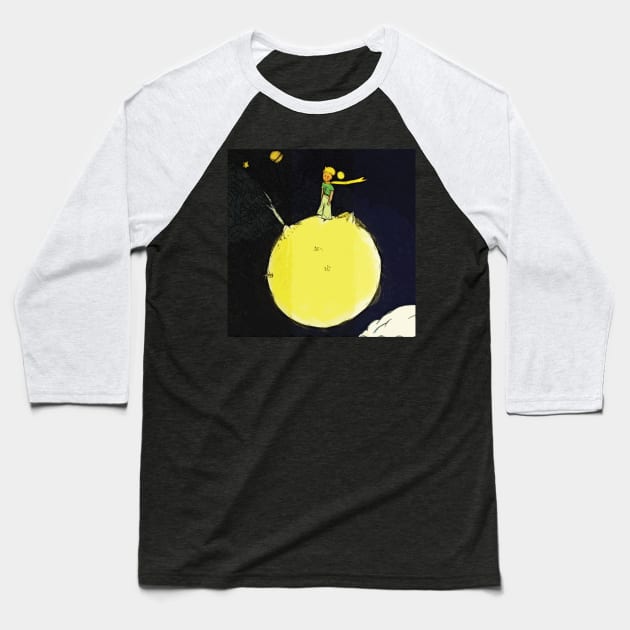 The little prince  Le Petit Prince Baseball T-Shirt by Axelsavvides